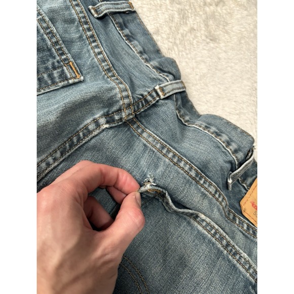 Levis 559 Mens Relaxed Straight Leg Blue Denim‎ Jeans Size 38x32 READ - Picture 4 of 10
